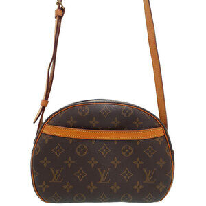 Louis Vuitton Monogram Leather Blois Shoulder Bag Brown